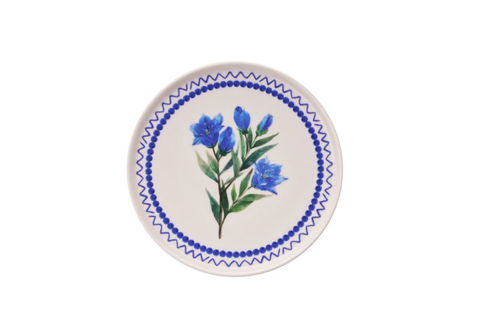 Hermia Blue Branch Platos de Postre (6 piezas) Azul, Verde, Blanco